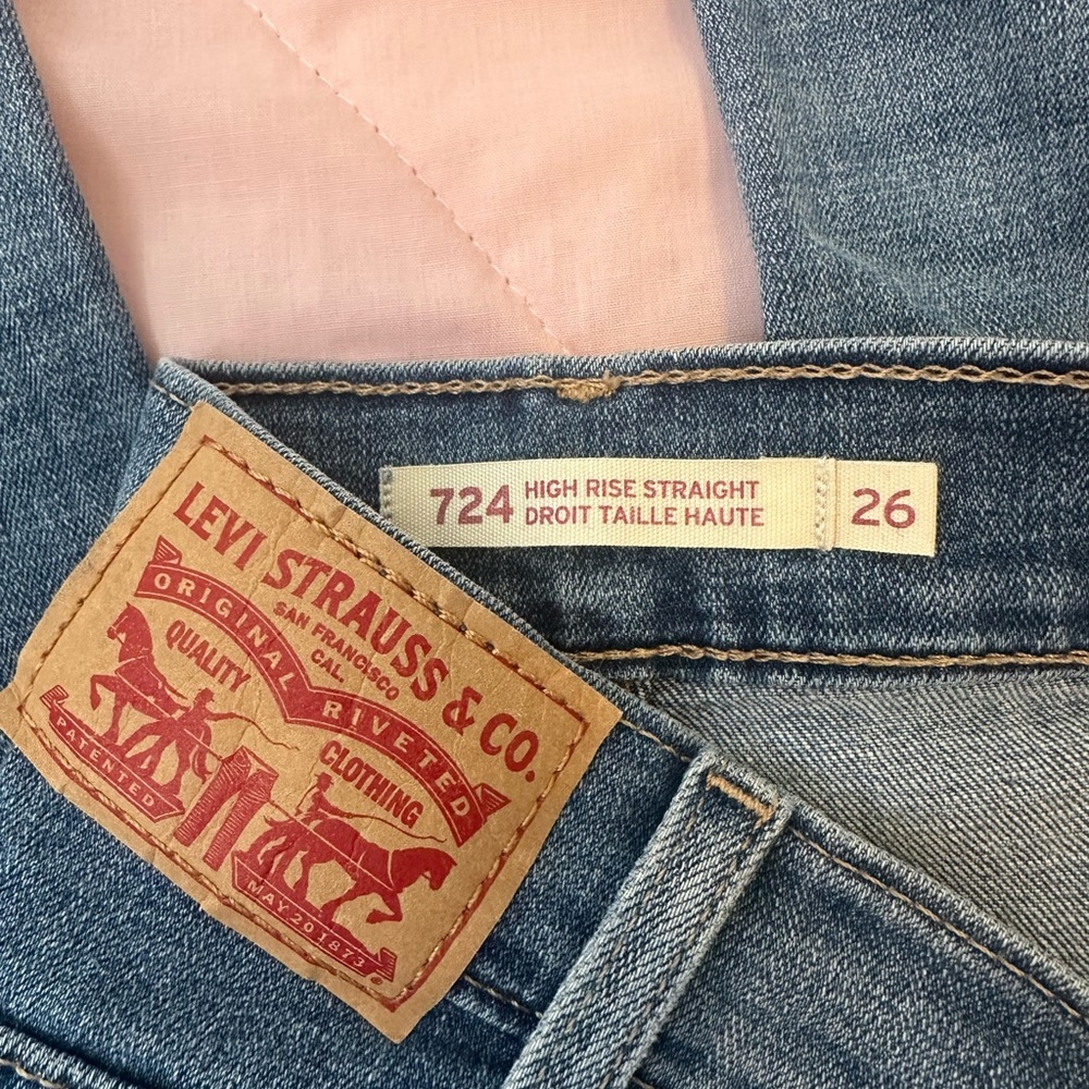 Levi's High Rise Blue Jeans Classic Style